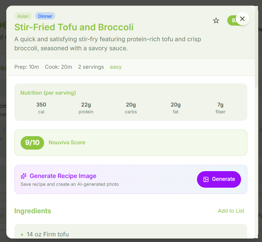 Example Recipe